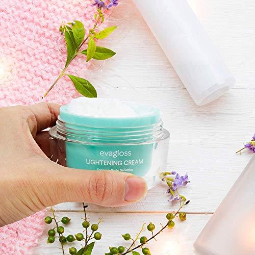 Evagloss Lightening Cream Dark Spot Corrector For Face, Underarm and Body, 1.7 Fl Oz