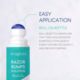 evagloss Razor Bump Stopper- After Shave Solution for Ingrown Hairs and Razor Burns