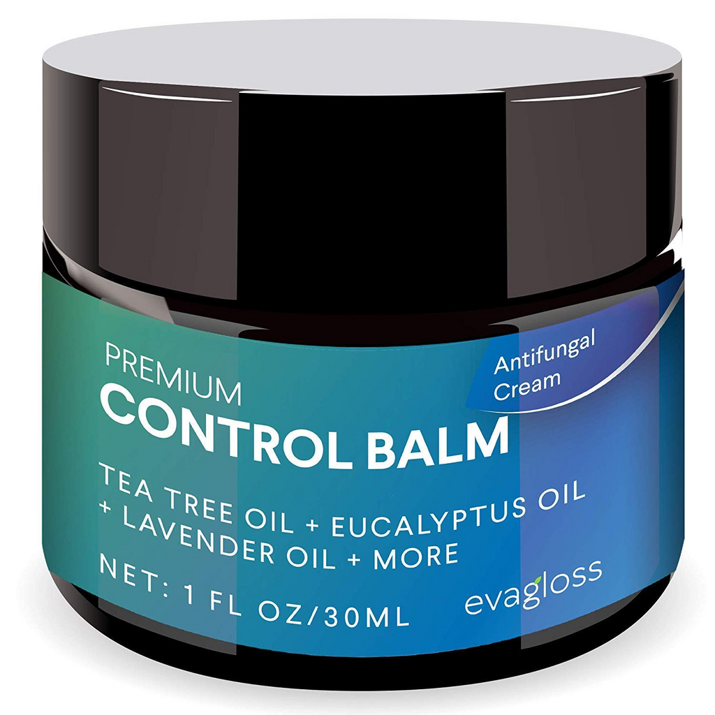 Evagloss Antifungal Cream Repair Anti-Itch Balm for Face & Body, Athletes Foot, Ringworm, Eczema, Dry Skin, Jock Itch, Nail Fungal Infections, Antibacterial Intense Moisture, Gentler and Safer