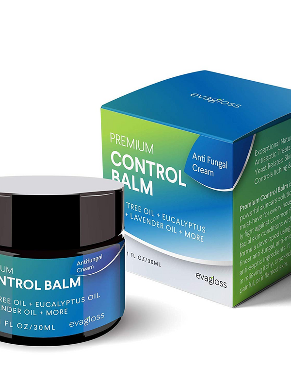 Evagloss Antifungal Cream Repair Anti-Itch Balm for Face & Body, Athletes Foot, Ringworm, Eczema, Dry Skin, Jock Itch, Nail Fungal Infections, Antibacterial Intense Moisture, Gentler and Safer