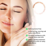 Evagloss Dark Spot Corrector Serum with Kojic Acid and Natural Ingredients for Face & Body, All Skin Types