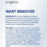 evagloss Natural Wart Remover, Maximum Strength, Painlessly Removes Plantar, Common, Genital Warts, Advanced Liquid Gel Formula, Proven Results