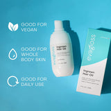 evagloss Ingrown Hair Treatment Oil Prevents Ingrown Hair Helps with Razor Bumps Hair Removal After Shave Bumps, Soothes Redness and Irritation - Good for Bikini Area, Legs, Underarm 1.7 Fl. oz