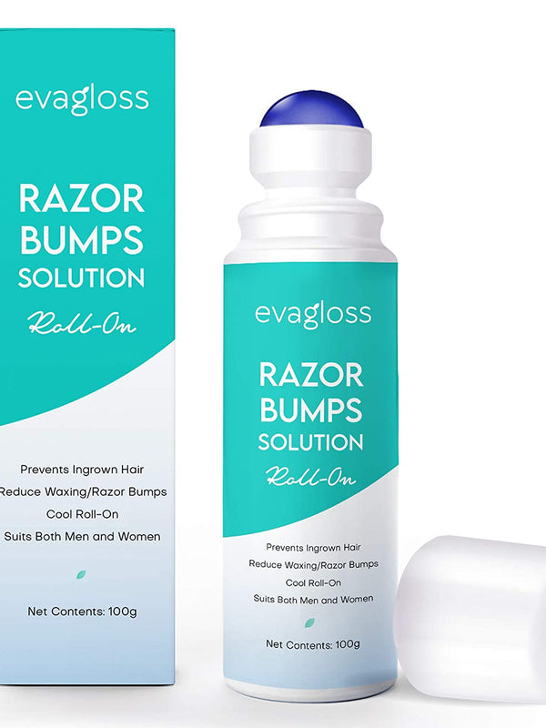 evagloss Razor Bump Stopper- After Shave Solution for Ingrown Hairs and Razor Burns
