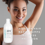 evagloss Ingrown Hair Treatment Oil Prevents Ingrown Hair Helps with Razor Bumps Hair Removal After Shave Bumps, Soothes Redness and Irritation - Good for Bikini Area, Legs, Underarm 1.7 Fl. oz